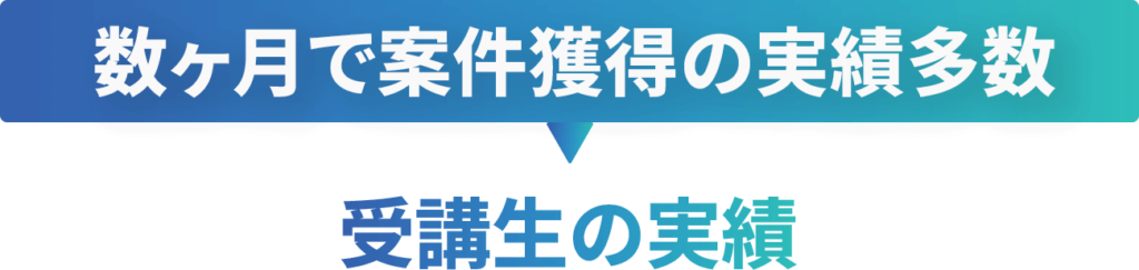 実績の吹き出し